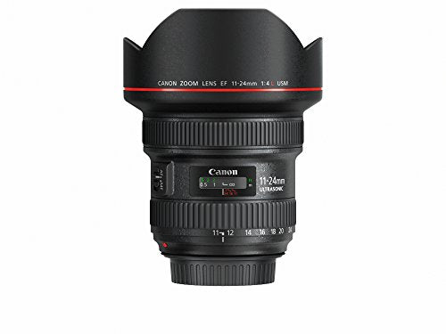 Canon EF 11-24mm f/4L USM Ultra Wide-Angle Zoom Lens for Full-Frame EF Mount Cameras (Black) - New