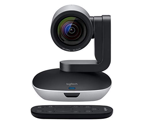 Logitech PTZ Pro 2 Conference Webcam 1080p Full HD Video 10x Optical Zoom Pan-Tilt Room Camera (Black) - New