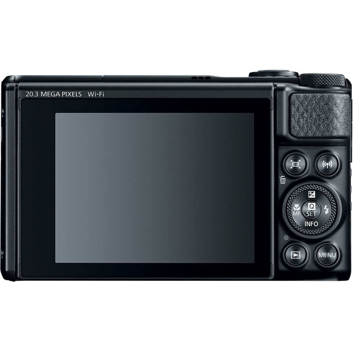 Canon PowerShot SX740 HS 20.3MP 40x Optical Zoom 4K UHD Digital Point-and-Shoot Camera with Wi-Fi & Bluetooth (Black) - New