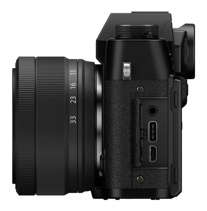 Fujifilm X-T30 III Mirrorless Camera Kit with XC 13-33mm f/3.5-6.3 OIS Lens, 20 Film Simulations, 6.2K Video, AI Autofocus (Black) - New