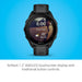 Garmin Forerunner 165 Music GPS Running Smartwatch with AMOLED Touchscreen, 11-Day Battery Life, Heart Rate Monitor & Training Plans (Black) - New