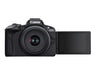 Canon EOS R50 Mirrorless Camera with RF-S18-45mm F4.5-6.3 IS STM & RF-S55-210mm F5-7.1 IS STM Lenses, 24.2 Megapixel CMOS APS-C Sensor, 4K Video, Vlogging Camera (Black) - New