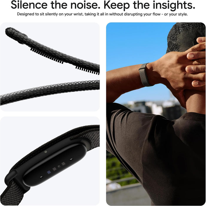 Google Fitbit Air (Fog) - Bluetooth Tracker for Personal Tracking and Activity Monitoring | Wireless Fitness Device - New