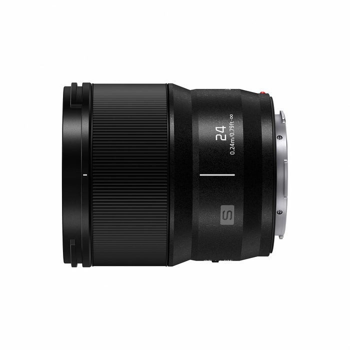 Panasonic Lumix S 24mm f/1.8 Lens (S-S24) L-Mount Wide-Angle Prime for Full Frame Mirrorless Cameras (Black) - New