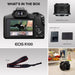 Canon EOS R100 Mirrorless Camera Kit with RF-S18-45mm f/4.5-6.3 IS STM Lens, 24.1MP APS-C Sensor, 4K Video Recording (Black) - New