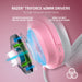 Razer Barracuda X Wireless Gaming Headset with 40mm Drivers, 50Hr Battery, Bluetooth & 2.4GHz, Multi-Platform (Quartz Pink) - New