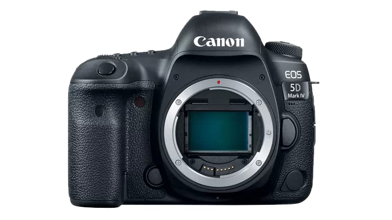 Canon EOS 5D Mark IV 30.4MP Full-Frame DSLR Body with RF 24mm f/1.8 Macro IS STM Lens, 61-Point AF, 7fps Continuous Shooting (Black) - New