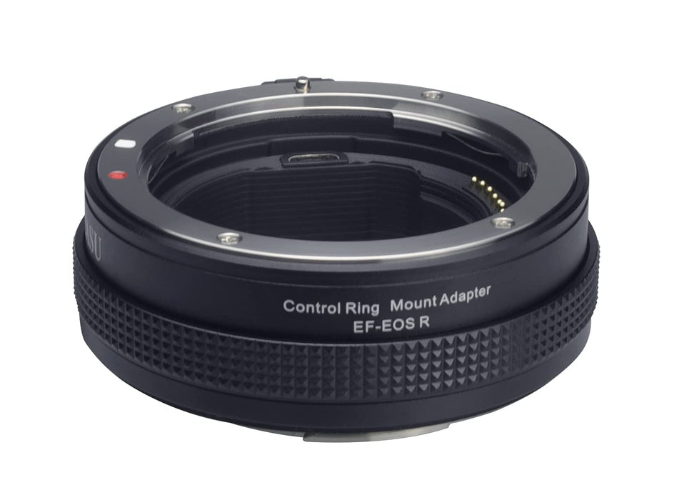 YKEASU YK-EF-EOS R RC Control Ring Mount Adapter for Canon EF/EF-S Lenses to EOS R Series Mirrorless Cameras (Black) - New