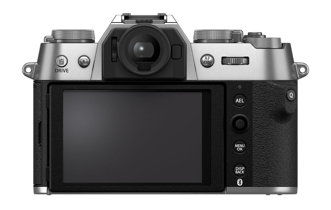 Fujifilm X-T50 Mirrorless Digital Camera XC15-45mmF3.5-5.6 OIS PZ Lens Kit - Silver - Used (Like New) - charcoal silver