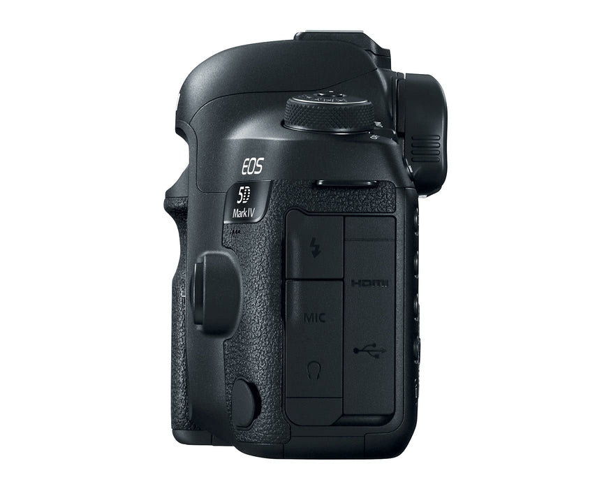 Canon EOS 5D Mark IV Full-Frame DSLR Camera Body 30.4MP CMOS Sensor 4K Video 61-Point AF 7fps Continuous Shooting (Black) - New