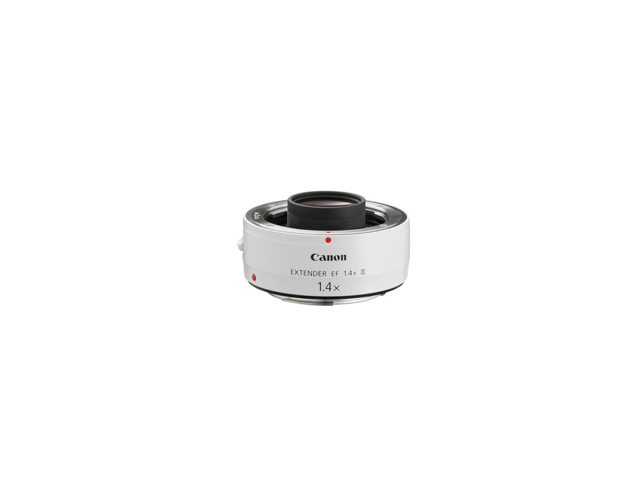 Canon EF 1.4X III Extender Teleconverter 1.4x Magnification 7-Element Optics for Super Telephoto Lenses (White) - New