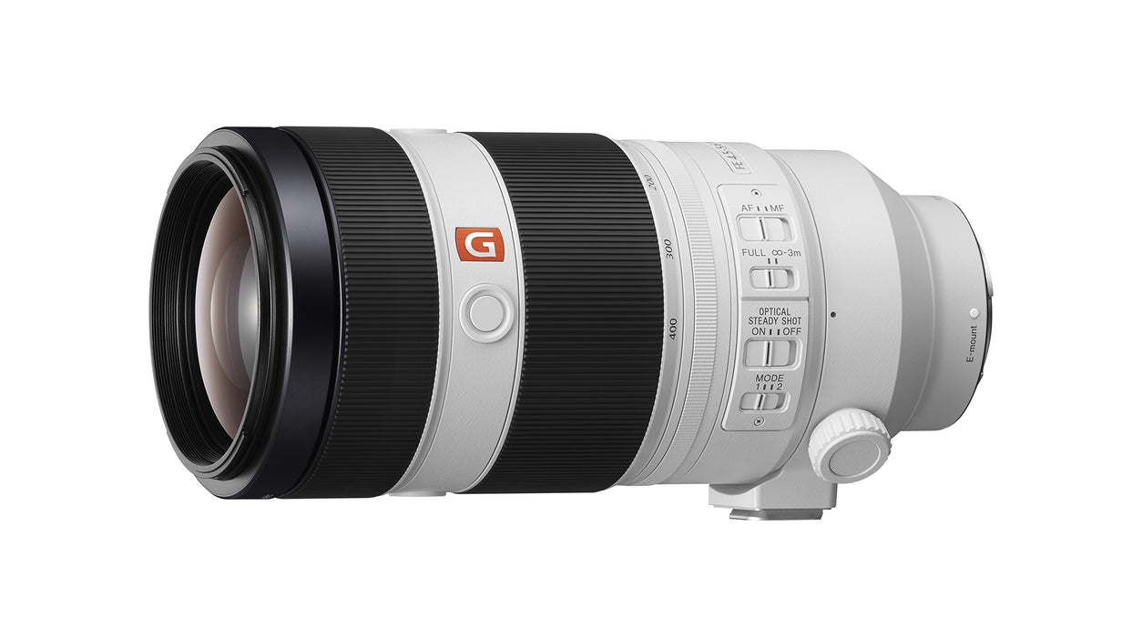Sony FE 100-400mm F4.5-5.6 GM OSS White Full-Frame Super Telephoto Zoom Lens (SEL100400GM) - New