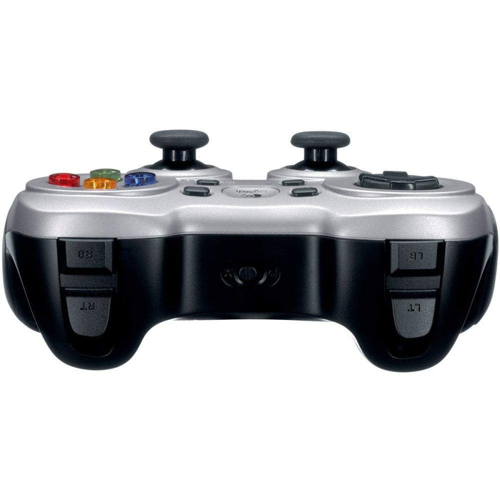 Logitech F710 Wireless Gaming Gamepad 2.4 GHz PC Controller with Dual Vibration Motors for Windows 7/8/10/11 (Silver) - New