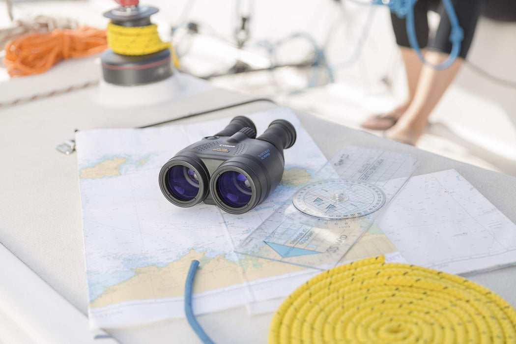 Canon 15x50 IS All-Weather Image Stabilizing Binoculars with 15x Magnification & 50mm Objective Lenses (Black) - New