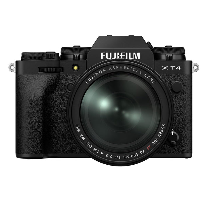 Fujifilm XF70-300mmF4-5.6 R LM OIS WR Telephoto Zoom Lens 107-457mm Equivalent for X-Mount Cameras (Black) - New