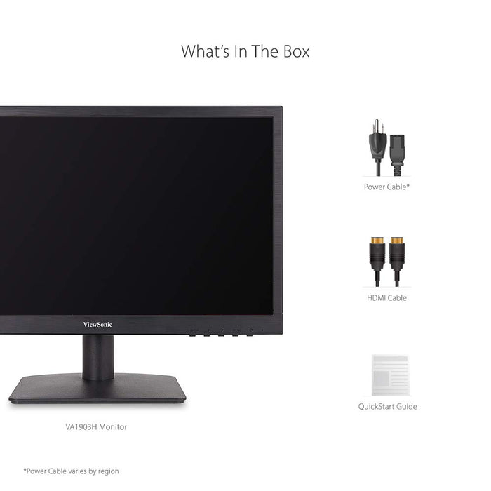 ViewSonic VA1903H 19" HD LED Monitor - Image 5