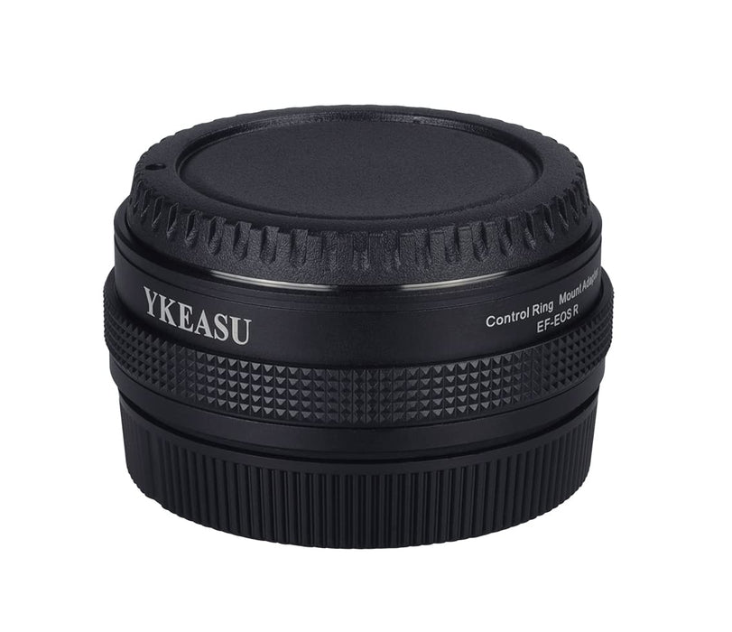YKEASU YK-EF-EOS R RC Control Ring Mount Adapter for Canon EF/EF-S Lenses to EOS R Series Mirrorless Cameras (Black) - New