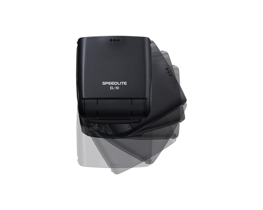 Canon EL-10 Speedlite 6579C001 Mid-Range Shoe Mount Flash with Multi-Function Connector & Wireless Control for EOS DSLR & Mirrorless (Black) - New