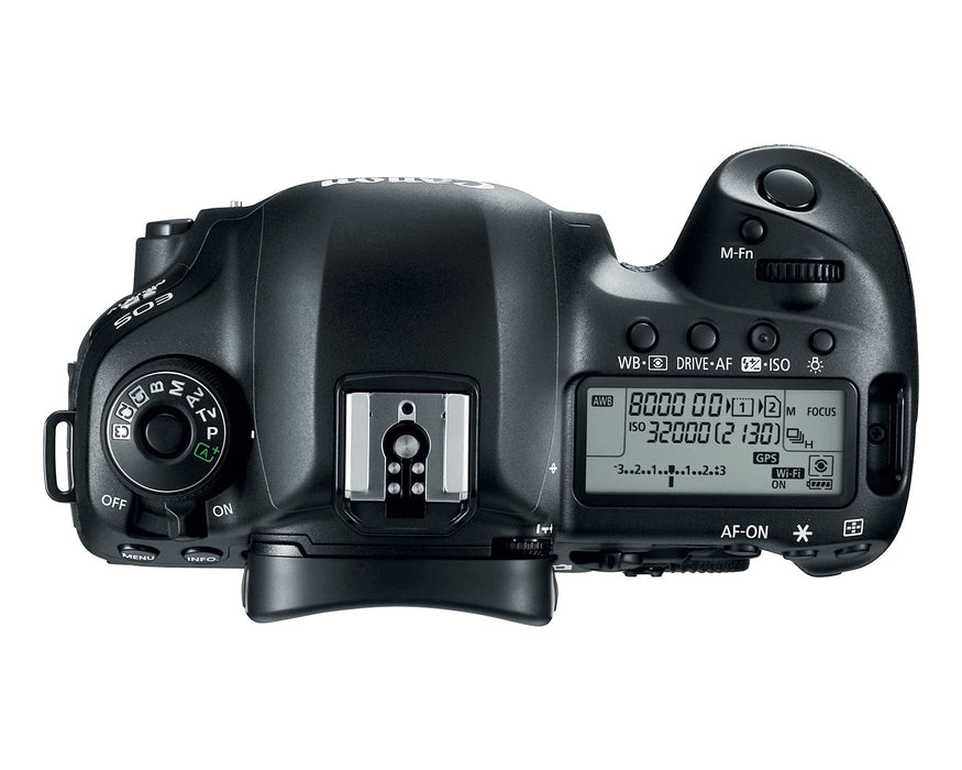 Canon EOS 5D Mark IV Full Frame DSLR Camera Body 30.4MP CMOS Sensor 4K Video 61-Point AF WiFi GPS (Black) - New