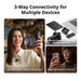 DJI Mic 3 (1 TX + 1 RX) Wireless Lavalier Microphone System with 32-bit Float Recording, Dual-Band Transmission, USB-C Adapter for Cameras, Smartphones & Osmo Devices (Black) - New