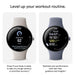 Google Pixel Watch 4 GA09958-US Smartwatch 41mm Actua 360 Display Dual-Frequency GPS Gemini AI WiFi (Matte Black Case, Obsidian Band) - New - matte black obsidian