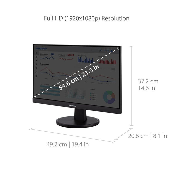 ViewSonic VA2247-MH 22" Full HD LED Monitor - Image 5