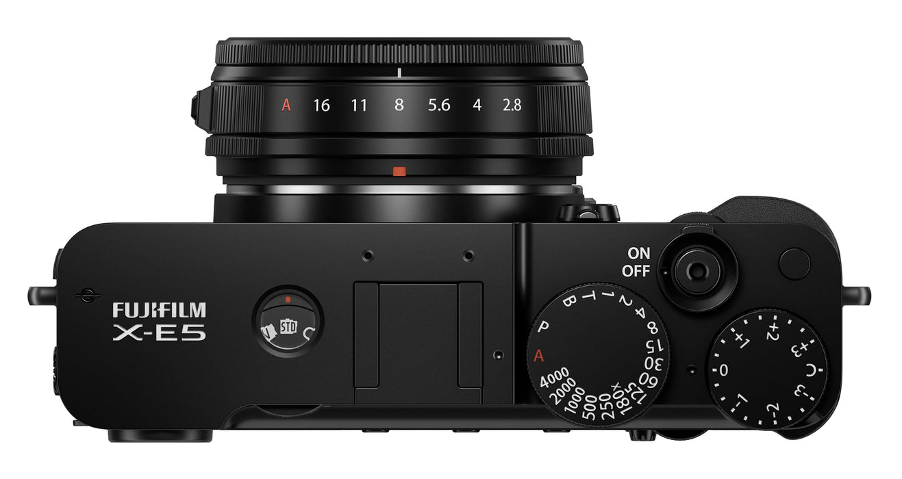 FUJIFILM X-E5 Mirrorless Digital Camera XF23mmF2.8 Lens Kit - Black - New