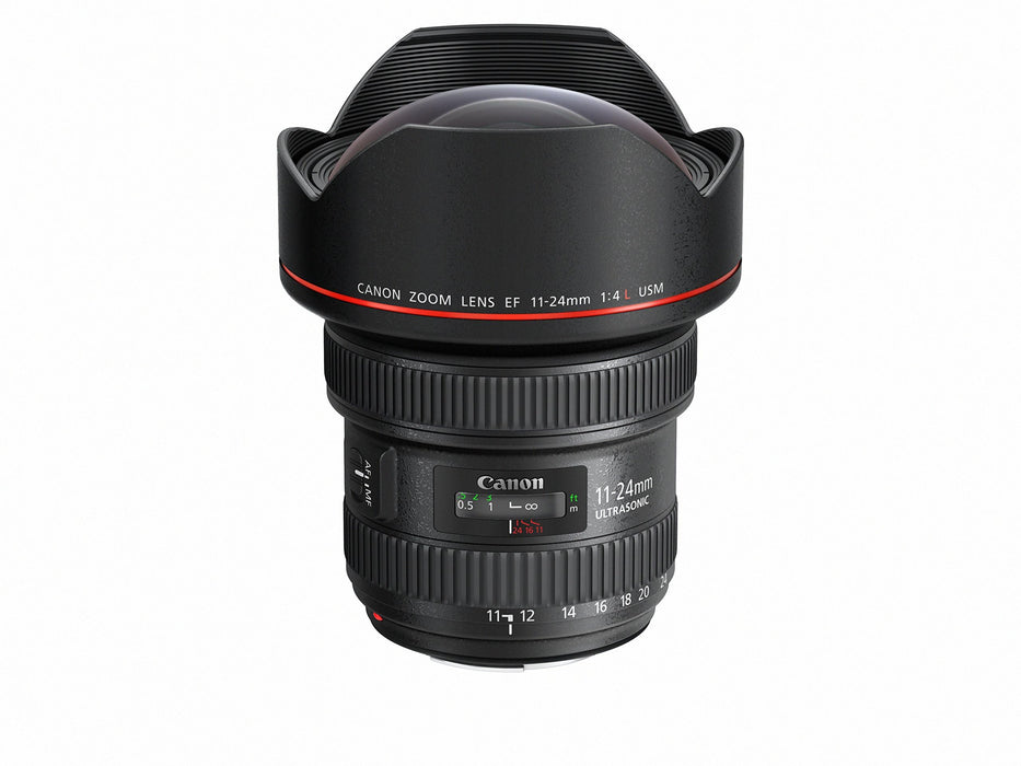 Canon EF 11-24mm f/4L USM Ultra Wide-Angle Zoom Lens for Full-Frame EF Mount Cameras (Black) - New