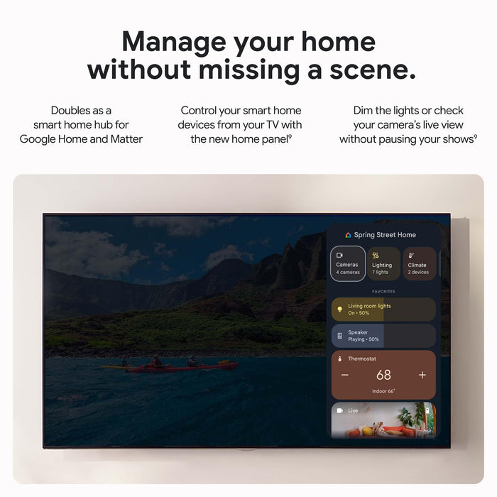Google TV Streamer (4K) GA05662 4K HDR Streaming Media Player with Voice Remote & 32GB Storage for HDMI TVs (Porcelain) - New