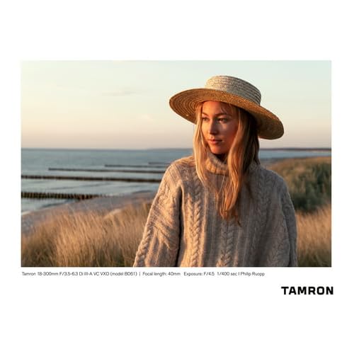 Tamron 18-300mm F/3.5-6.3 Di III-A VC VXD for Fujifilm X-Mount APS-C Mirrorless Camera Lens (B061X, Black) - New