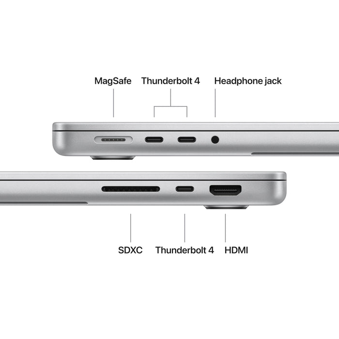 Apple MacBook Pro MDE44LL/A 14.2-Inch M5 Chip Notebook 16GB Unified Memory 512GB SSD Thunderbolt 4 Liquid Retina XDR (Silver) - New