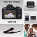Canon EOS R50 Mirrorless Camera Dual Lens Kit 24.2MP APS-C Sensor 4K Video RF 18-45mm RF 55-210mm (White) - New