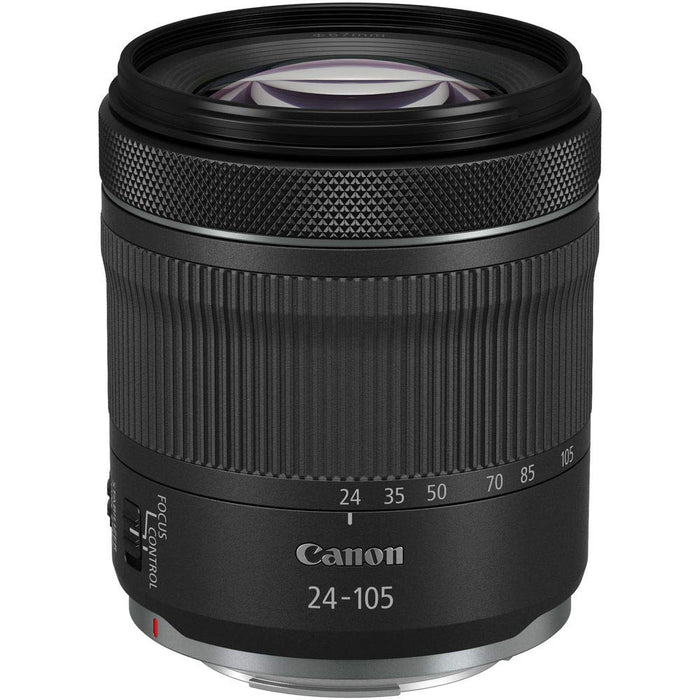 Canon RF 24-105mm f/4-7.1 IS STM Standard Zoom Lens for RF-Mount Mirrorless Cameras, 5-Stop Image Stabilization (Black) - New