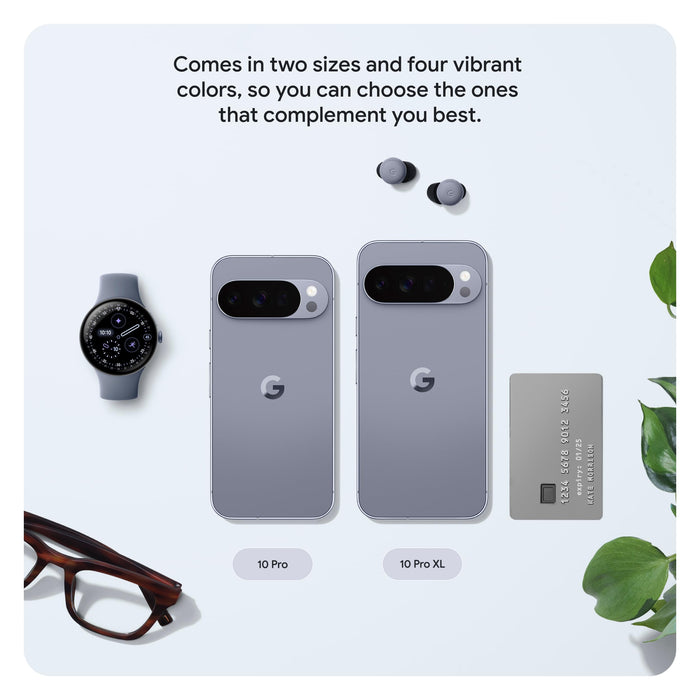 Google Pixel 10 Pro Smartphone (256GB Storage, 16GB RAM, 6.3" Super Actua Display, Tensor G5, 50MP Camera, Moonstone) - New