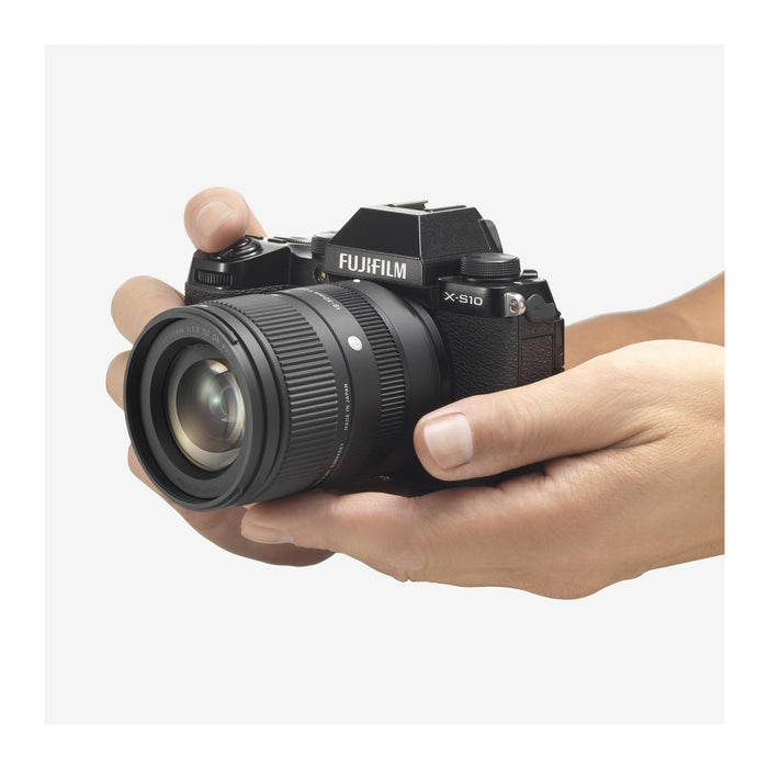 Sigma 18-50mm f/2.8 DC DN Contemporary Standard Zoom Lens for Fuji X-Mount APS-C Mirrorless Cameras (Black) - New