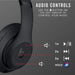 Beats Studio 3 MX3X2LL/A Wireless Over-Ear Noise Cancelling Headphones with W1 Chip, 22-Hour Battery, iOS & Android Compatible (Matte Black) - New