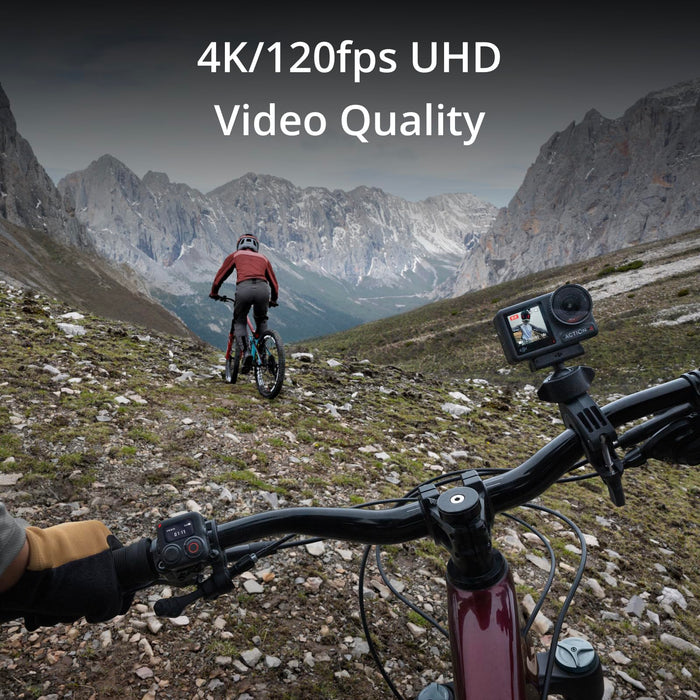DJI Osmo Action 4 Standard Combo Action Camera 4K 120fps 1/1.3" Sensor 18m Waterproof (Black) - New
