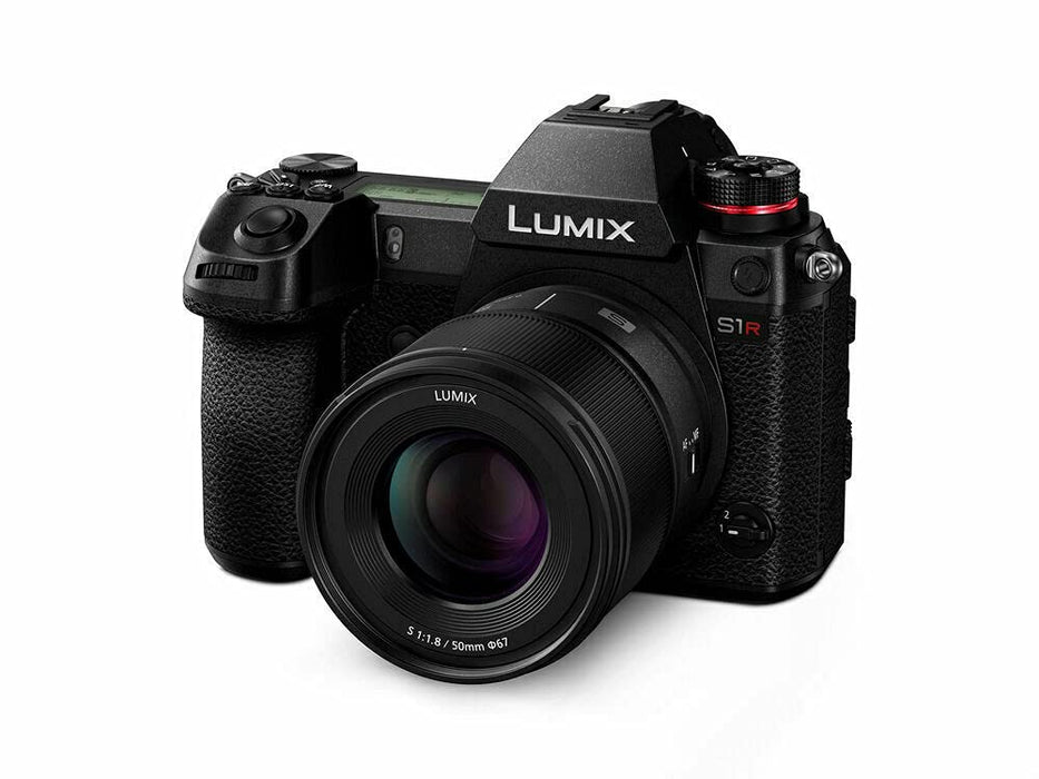 Panasonic Lumix S-S50 50mm f/1.8 Standard Prime Lens for L-Mount Full-Frame Mirrorless Cameras (Black) - New