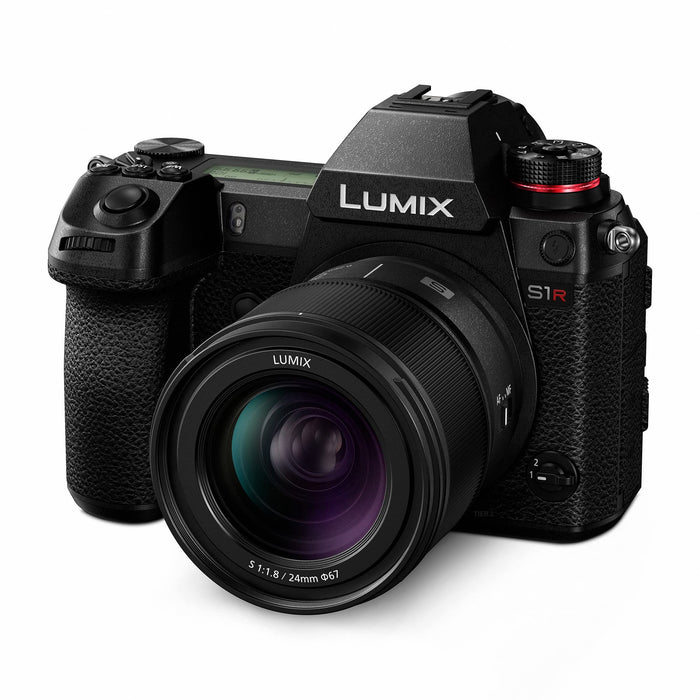Panasonic Lumix S 24mm f/1.8 Lens (S-S24) L-Mount Wide-Angle Prime for Full Frame Mirrorless Cameras (Black) - New