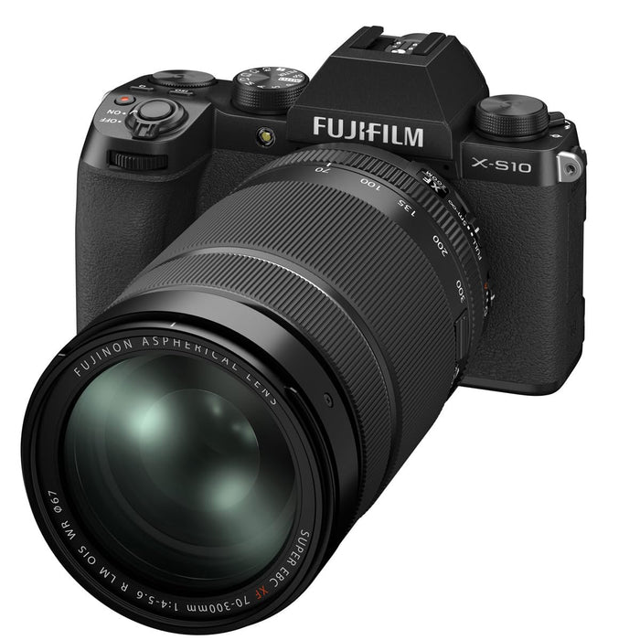 Fujifilm XF70-300mmF4-5.6 R LM OIS WR Telephoto Zoom Lens 107-457mm Equivalent for X-Mount Cameras (Black) - New