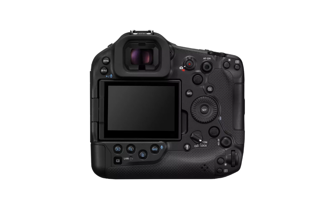 Canon EOS R1 Body - Professional Full-Frame Mirrorless Digital Camera with 24.2MP Stacked CMOS Sensor and Cross-Type AF - New
