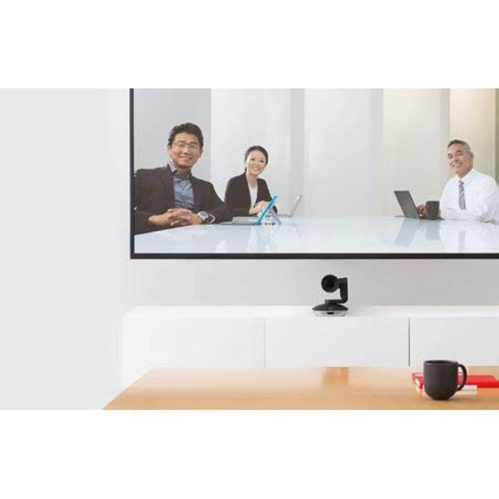 Logitech PTZ Pro 2 Conference Webcam 1080p Full HD Video 10x Optical Zoom Pan-Tilt Room Camera (Black) - New