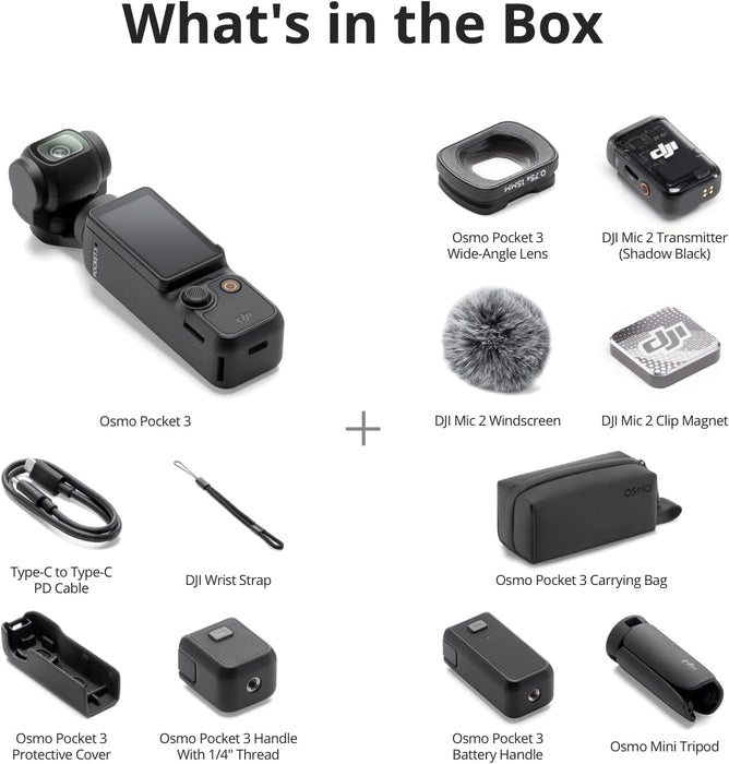 DJI Osmo Pocket 3 Creator Combo - Black - New - Image 7