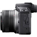 Canon EOS R100 Mirrorless Camera Kit with RF-S 18-45mm f/4.5-6.3 IS STM and EF 75-300mm f/4-5.6 III Dual Lens Bundle, 24.1MP APS-C Sensor, 4K Video, DIGIC 8 Processor (Black) - New