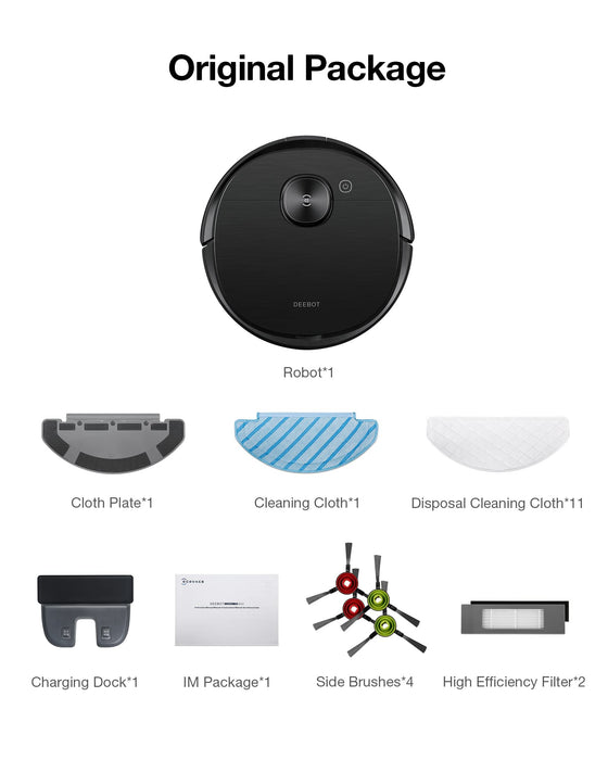 ECOVACS DEEBOT OZMO T8 AIVI Robot Vacuum Cleaner - Image 7