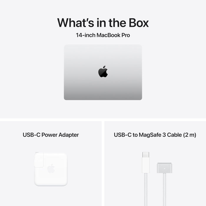 Apple MacBook Pro MDE44LL/A 14.2-Inch M5 Chip Notebook 16GB Unified Memory 512GB SSD Thunderbolt 4 Liquid Retina XDR (Silver) - New