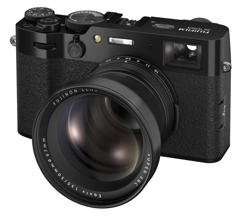 Fujifilm X100VI 40.2MP APS-C Compact Mirrorless Camera with 23mm f/2 Lens, 6.2K Video, 6-Stop IBIS (Black) - New
