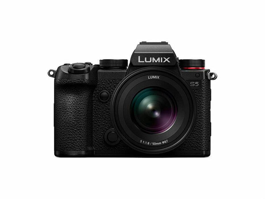 Panasonic Lumix S-S50 50mm f/1.8 Standard Prime Lens for L-Mount Full-Frame Mirrorless Cameras (Black) - New