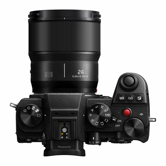 Panasonic Lumix S 24mm f/1.8 Lens (S-S24) L-Mount Wide-Angle Prime for Full Frame Mirrorless Cameras (Black) - New