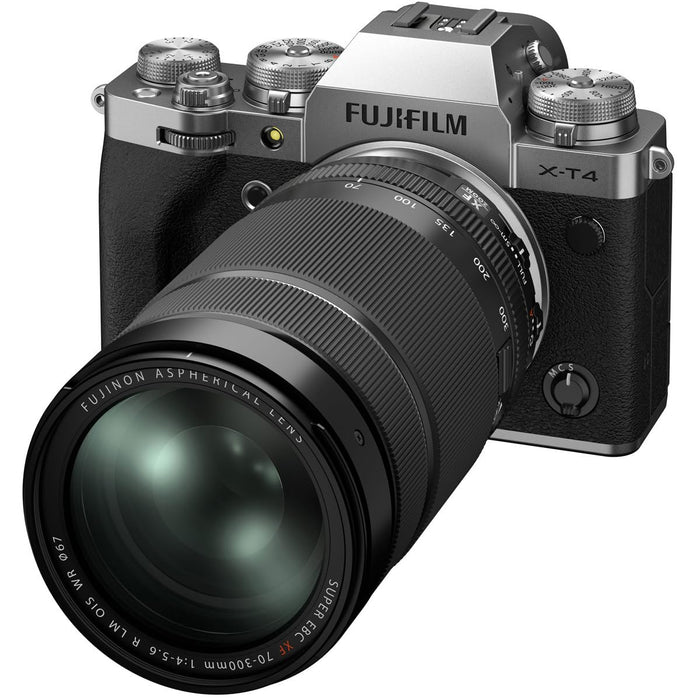 Fujifilm XF70-300mmF4-5.6 R LM OIS WR Telephoto Zoom Lens 107-457mm Equivalent for X-Mount Cameras (Black) - New